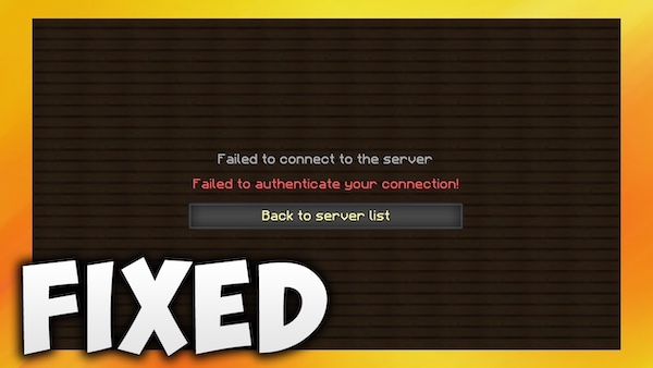 Not authenticated with minecraft net что делать